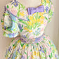 Cute Summer Dress Crew Neck Print Women Dress Birthday Party Dress    D2864