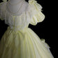 Sweet Prom Dress Crew Neck Pleated Lace Ball Gown Evening Dress Birthday Party Dress    D2865