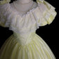 Sweet Prom Dress Crew Neck Pleated Lace Ball Gown Evening Dress Birthday Party Dress    D2865