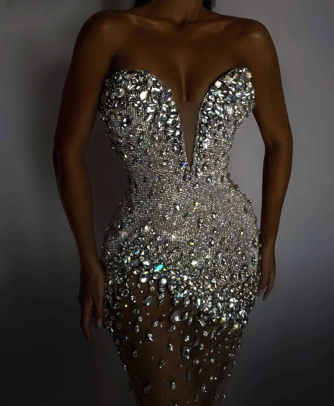 Shiny Homecoming Dress Sweetheart Party Dresses Short Prom Dress Black Girl Dress   D2869