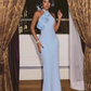 Elegant Summer Dress Halter Backless Women Dress Vacation Outfits Black Girl Outfits  D2885