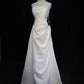 Charming A Line Strapless Pleated Wedding Dress    D2890