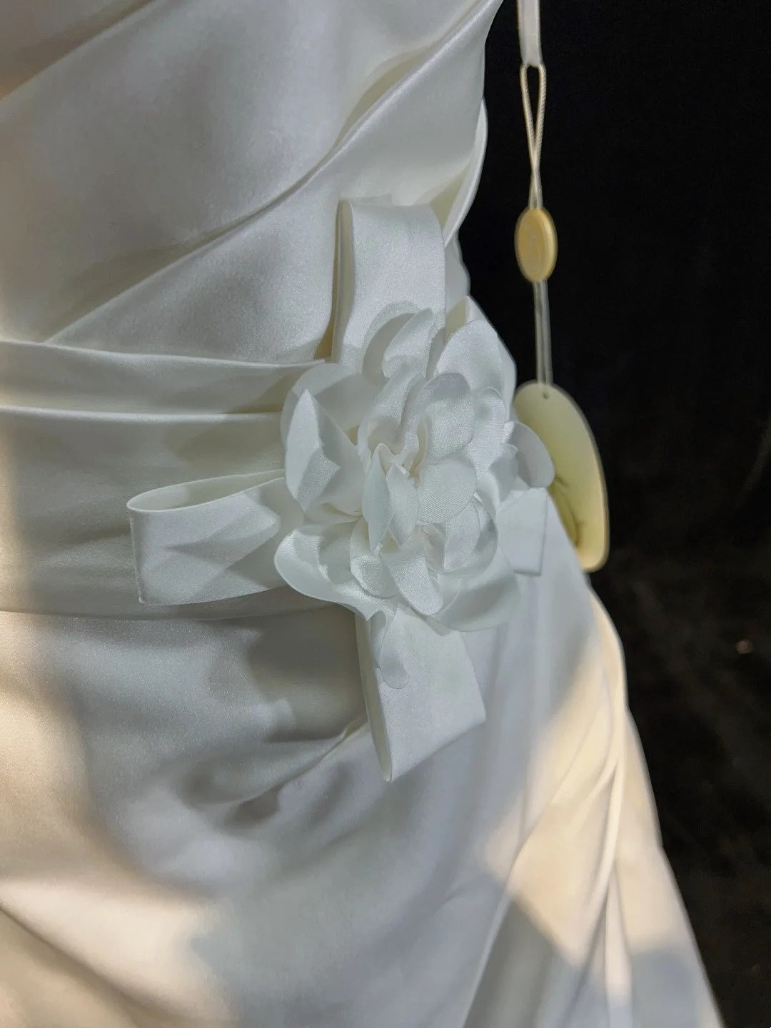 Charming A Line Strapless Pleated Wedding Dress    D2890