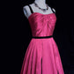 Pretty Prom Dress A Line Spaghetti Straps Pleated Evening Dress Gala Dress    D2891