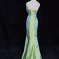 Stunning Prom Dress Strapless Beaded Mermaid Evening Dress Gala Dress    D2894