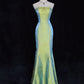 Stunning Prom Dress Strapless Beaded Mermaid Evening Dress Gala Dress    D2894