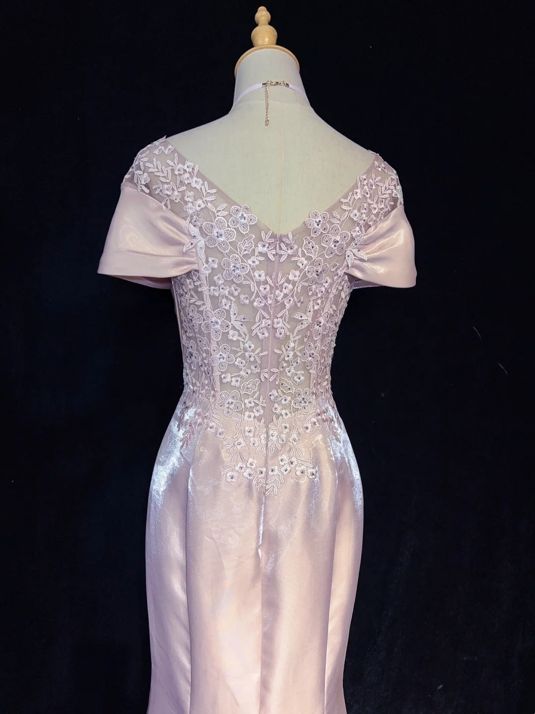 Sweet Prom Dress V-neck Pleated Mermaid Gala Dress Evening Dress Birthday Dress    D2902