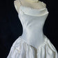 Elegant Spaghetti Straps Pleated Beading Wedding Dress Ball Gown  D2905