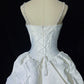 Elegant Spaghetti Straps Pleated Beading Wedding Dress Ball Gown  D2905