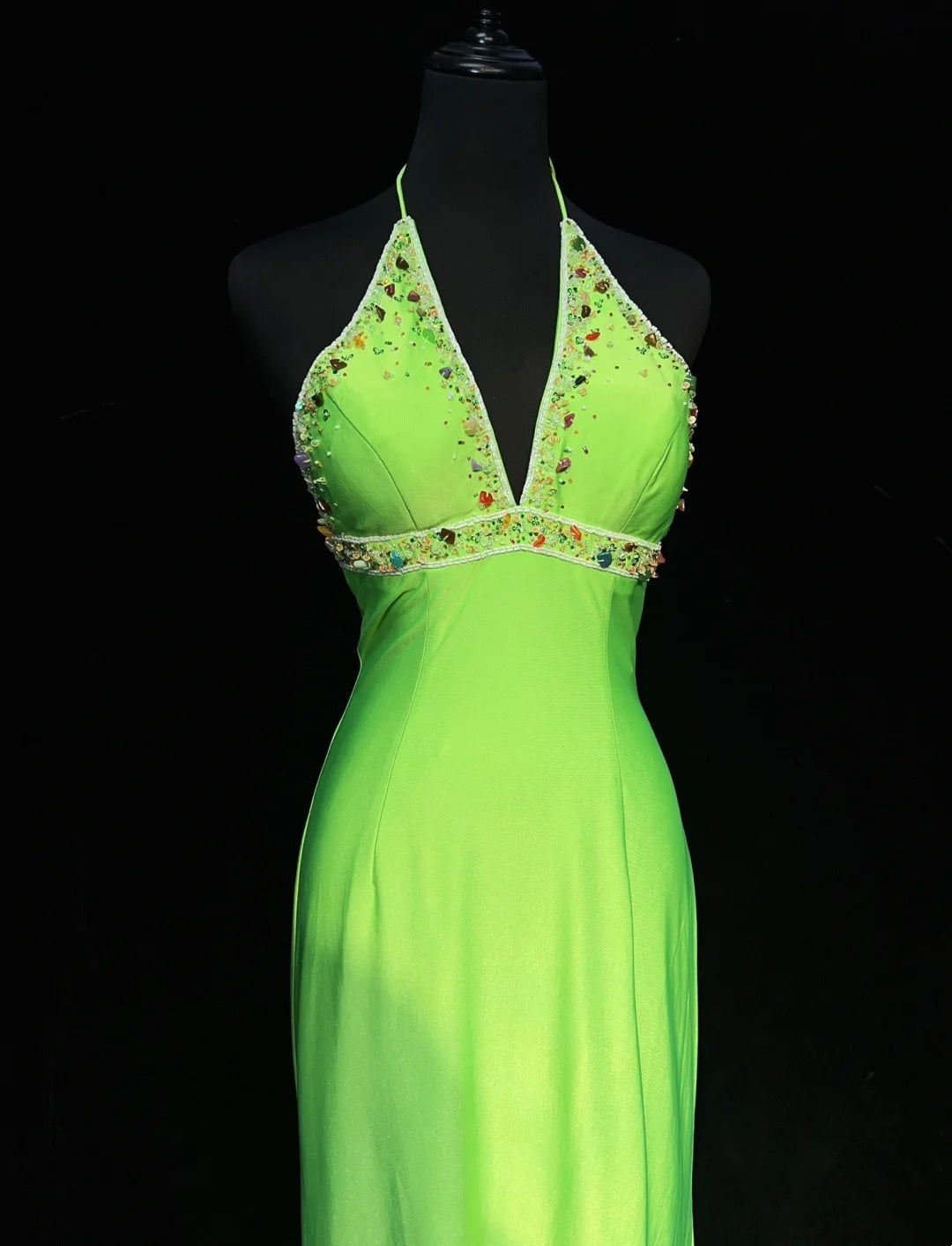 Stunning Prom Dress Halter Beading Evening Dress Gala Dress Party Dress   D2907