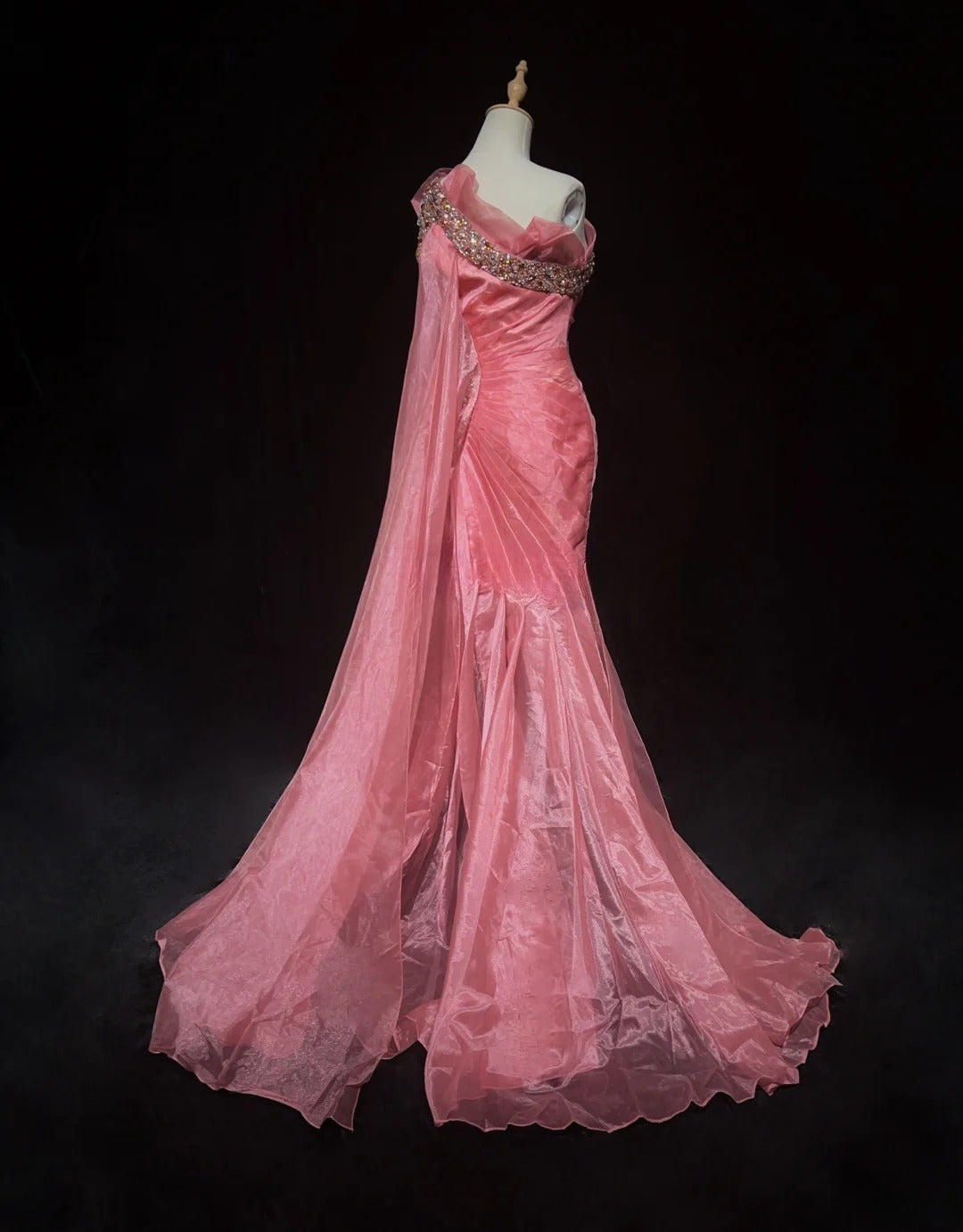 Sweet Prom Dress One Shoulder Pleated Evening Dress Gala Dress Cocktail Dress    D2914