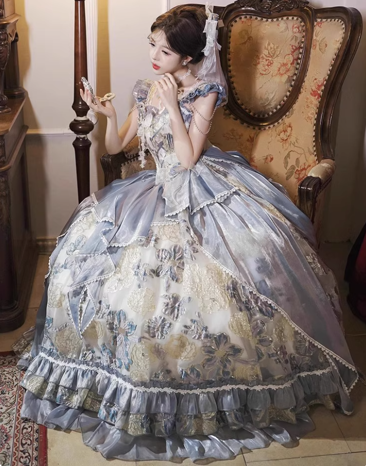 Gorgeous Prom Dress Off Shoulder Pleated Ball Gown Birthday Party Dress Evening Dress 16th Dress  D2926