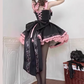 Charming Short Prom Dress Spaghetti Straps Pleated Flower Cocktail Dress Homecoming Dress   D2931