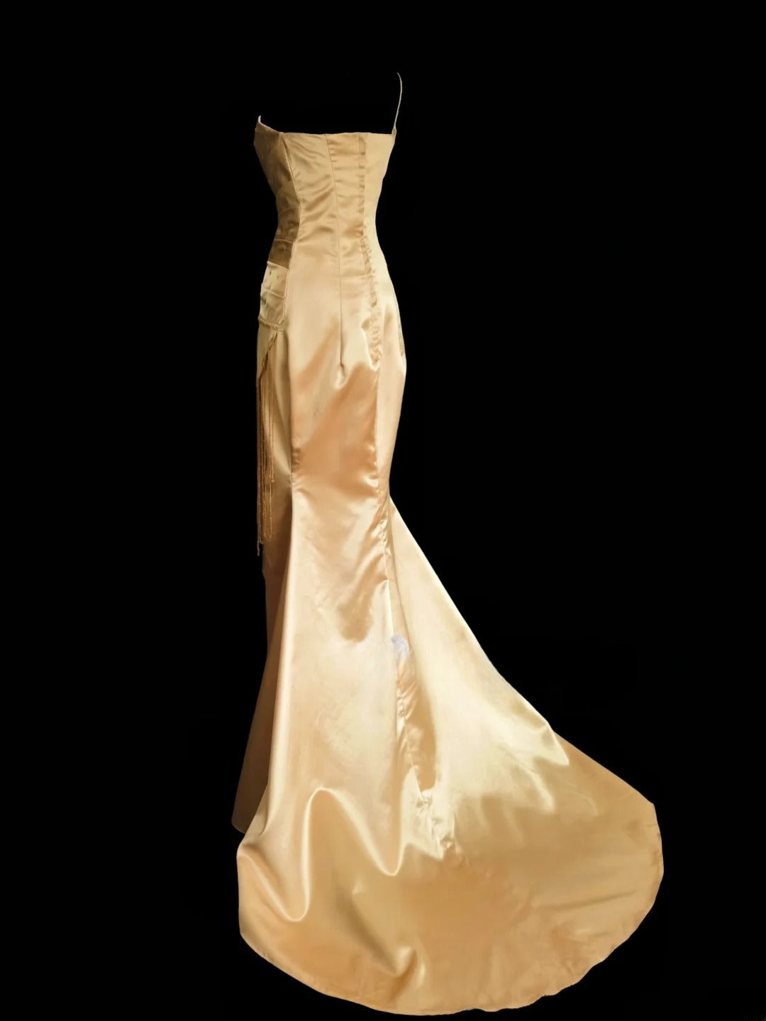 Elegant Prom Dress One Shoulder Pleated Mermaid Gala Dress Evening Dress   D2831