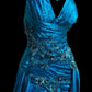 Gorgeous Prom Dress V-neck Pleated Gala Dress Evening Dress   D2832