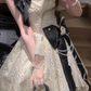Elegant Short Prom Dress Spaghetti Straps Bowknot Cocktail Dress Homecoming Dress Princess Dress   D2932