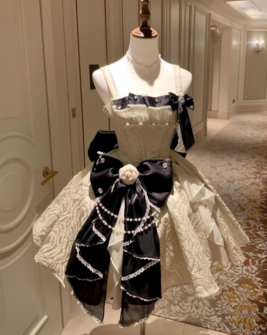 Elegant Short Prom Dress Spaghetti Straps Bowknot Cocktail Dress Homecoming Dress Princess Dress   D2932