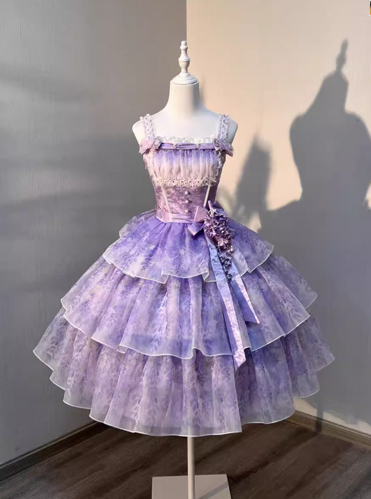 Sweet Prom Dress Spaghetti Straps Pleated Cocktail Dress Homecoming Dress Princess Dress   D2933