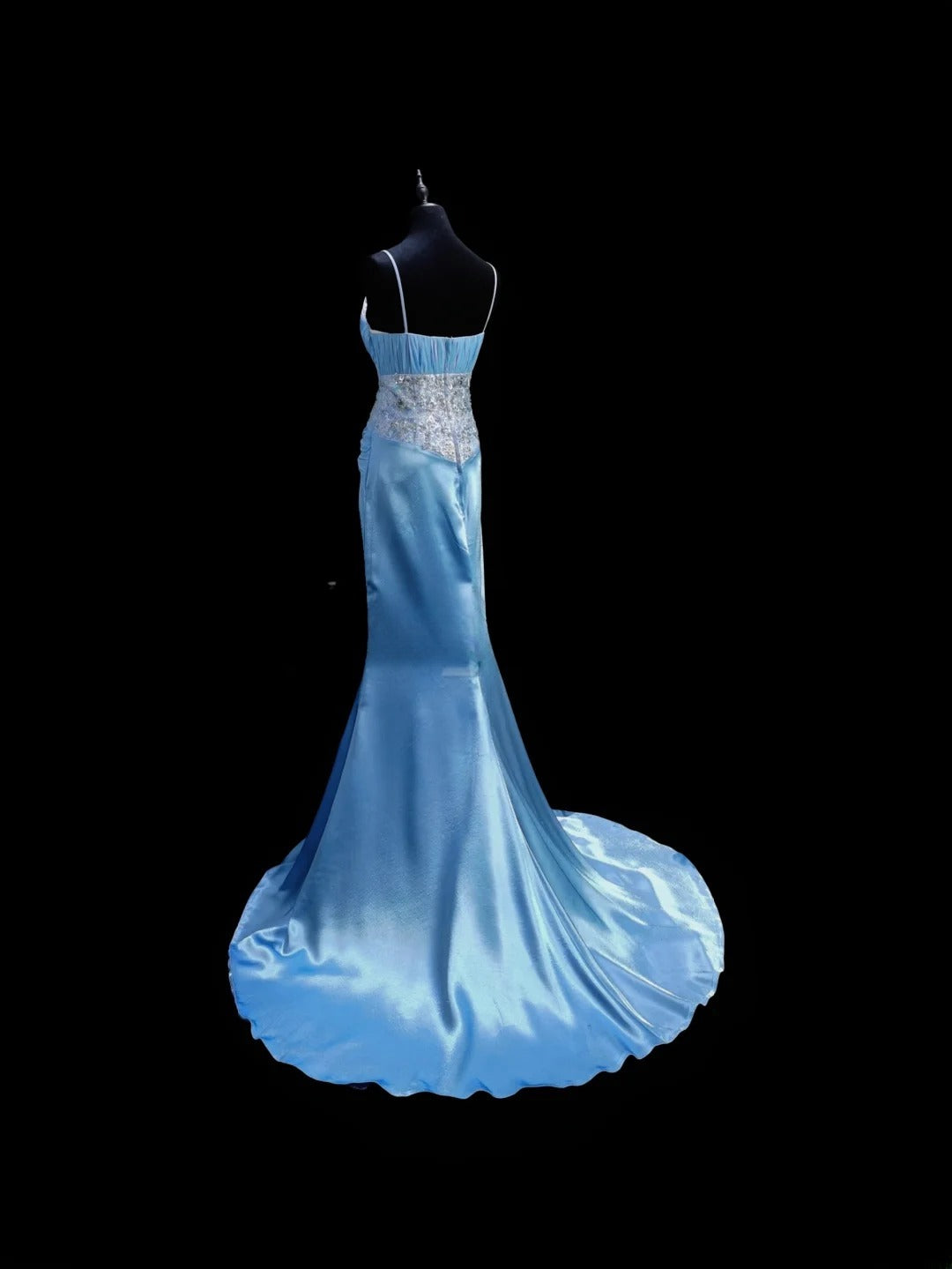 Gorgeous Prom Dress V-neck Pleated Mermaid Gala Dress Evening Dress     D2834