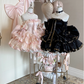 Cute Short Prom Dress Off Shoulder Pleated Tiered Homecoming Dress Birthday Party Dress D2935
