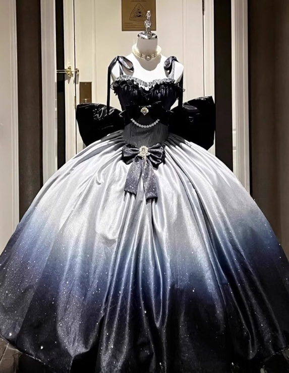Unique Prom Dress Spaghetti Straps Pleated Ball Gown Princess Dress Birthday Evening Dress  D2937
