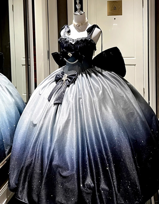Unique Prom Dress Spaghetti Straps Pleated Ball Gown Princess Dress Birthday Evening Dress  D2937