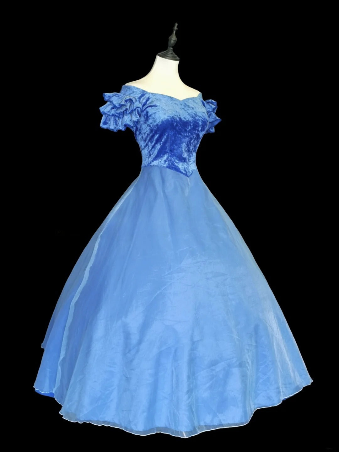 Pretty Prom Dress Off Shoulder Pleated Ball Gown Evening Dress 16th Dress    D2842