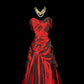 Stunning Prom Dress A Line Red Sweetheart Pleated Gala Dress Evening Dress Party Dress    D2953