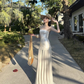 Shiny Women Dress Strapless Pleated Party Dress Summer Date Dress Vacation Dress    D2955