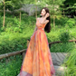 Stunning Women Dress Spaghetti Straps Pleated Summer Date Dress Seaside Party Dress    D2957