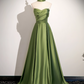 Elegant Prom Dress A Line Sweetheart Pleated Evening Dress Gala Dress     D2963