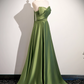Elegant Prom Dress A Line Sweetheart Pleated Evening Dress Gala Dress     D2963