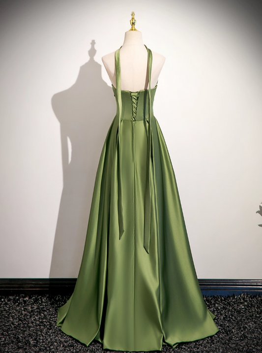 Elegant Prom Dress A Line Sweetheart Pleated Evening Dress Gala Dress     D2963