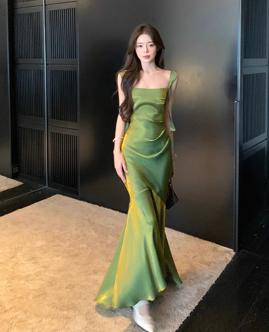 Beauty Prom Dress Square Neck Evening Dress Gala Dress Party Dress   D2966