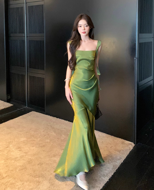 Beauty Prom Dress Square Neck Evening Dress Gala Dress Party Dress   D2966