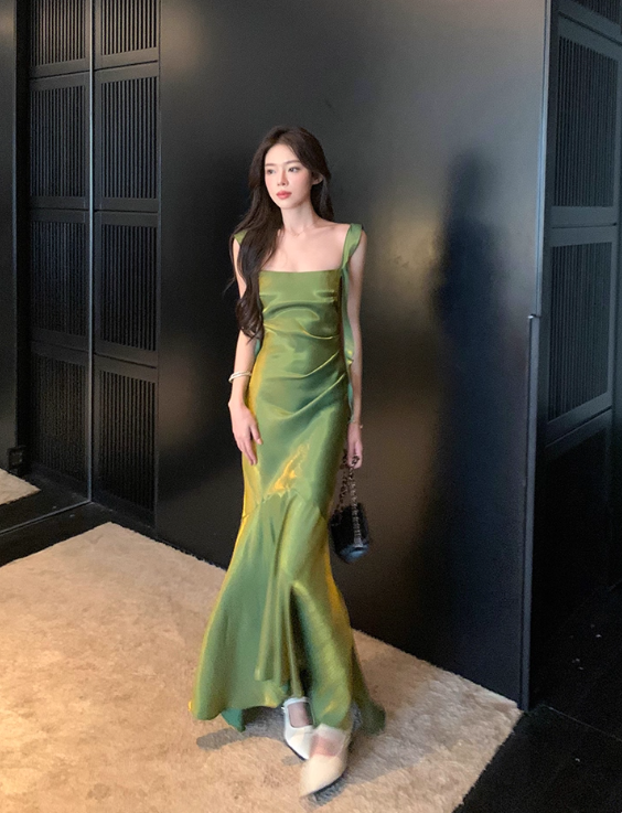 Beauty Prom Dress Square Neck Evening Dress Gala Dress Party Dress   D2966