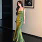 Beauty Prom Dress Square Neck Evening Dress Gala Dress Party Dress   D2966