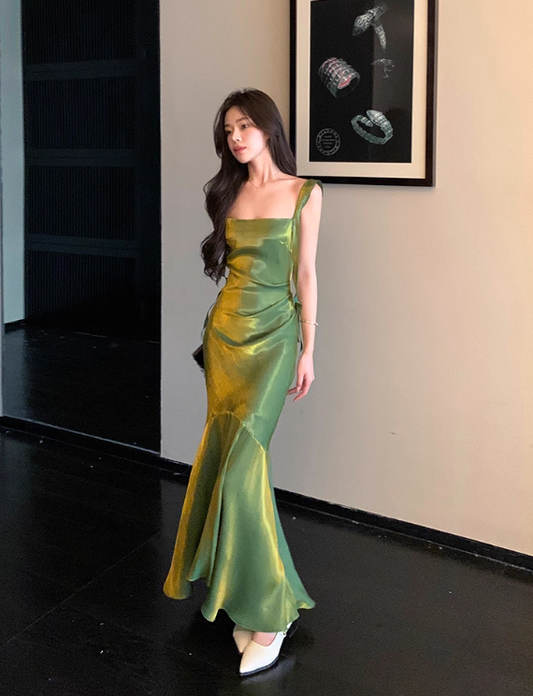 Beauty Prom Dress Square Neck Evening Dress Gala Dress Party Dress   D2966