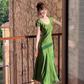 Minimalist Summer Dress Crew Neck Women Dress Vacation Dress Daily Date Dress   D2968