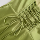 Beauty Prom Dress Square Neck Pleated Evening Dress Gala Dress Party Dress D2974