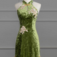 Elegant Prom Dress Halter Bowknot Gala Dress Evening Dress Party Dress D2977