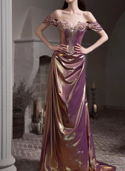 Stunning Prom Dress Off Shoulder Gala Dress Evening Dress Party Dress D2978