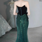 Shiny Prom Dress Strapless Sequin Gala Dress Evening Dress Party Dress D2981