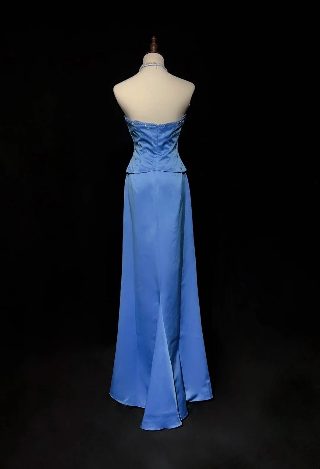 Charming Prom Dress A Line Asymmetrical Neck Long Evening Dresses Gala Dress D2985