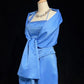 Charming Prom Dress A Line Asymmetrical Neck Long Evening Dresses Gala Dress D2985