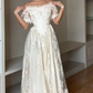 Elegant Prom Dress A Line Off Shoulder Lace Evening Dress Gala Dress D3000
