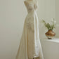 Elegant Prom Dress Spaghetti Straps Pearl Evening Dress Gala Dress D3002