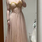 Pretty Prom Dress A Line Spaghetti Straps Pleated Party Dress Gala Dress D3005