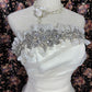 Elegant Prom Dress A Line Strapless Pleated Tiered Gala Dress Evening Dress    D3010