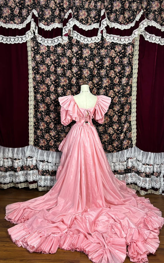 Charming Prom Dress Pleated Train Birthday Dresses Evening Dress Quinceanera Dress    D3012